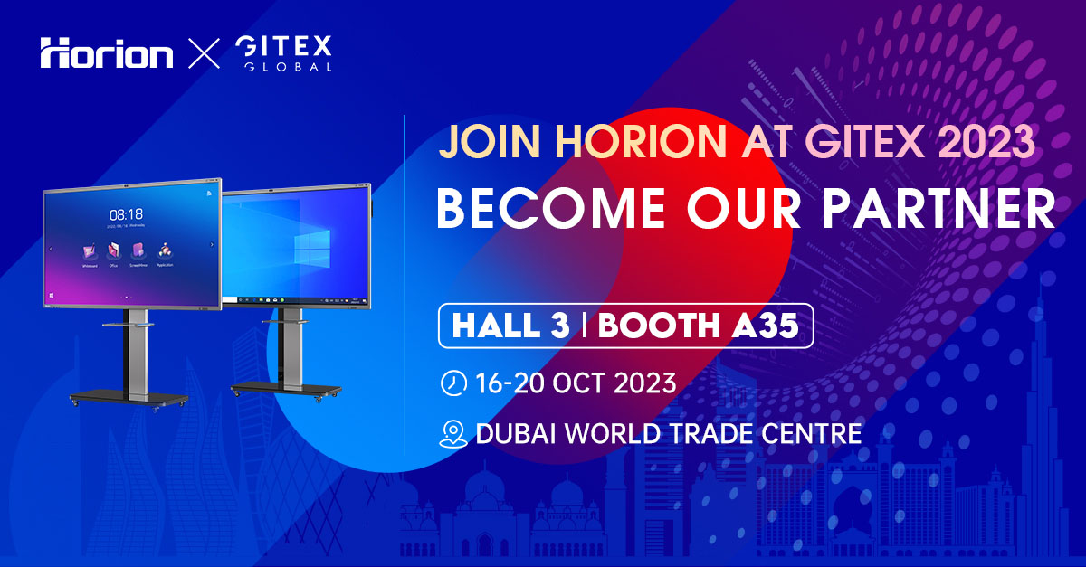 Horion présentera des tableaux blancs interactifs de pointe au GITEX 2023 Horion-Morocco