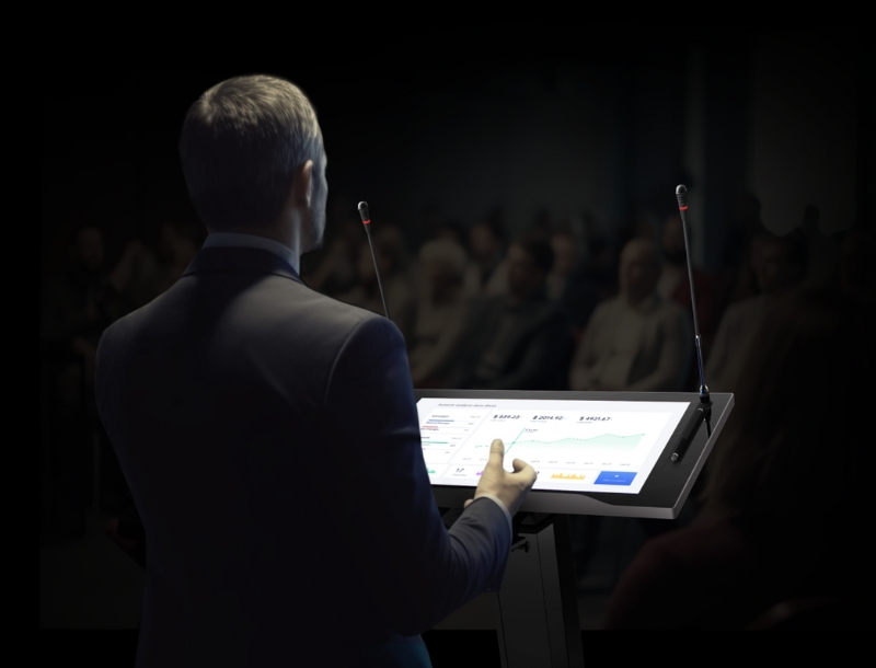 Smart Lectern Horion 27EP1-S Horion-Morocco-back-6