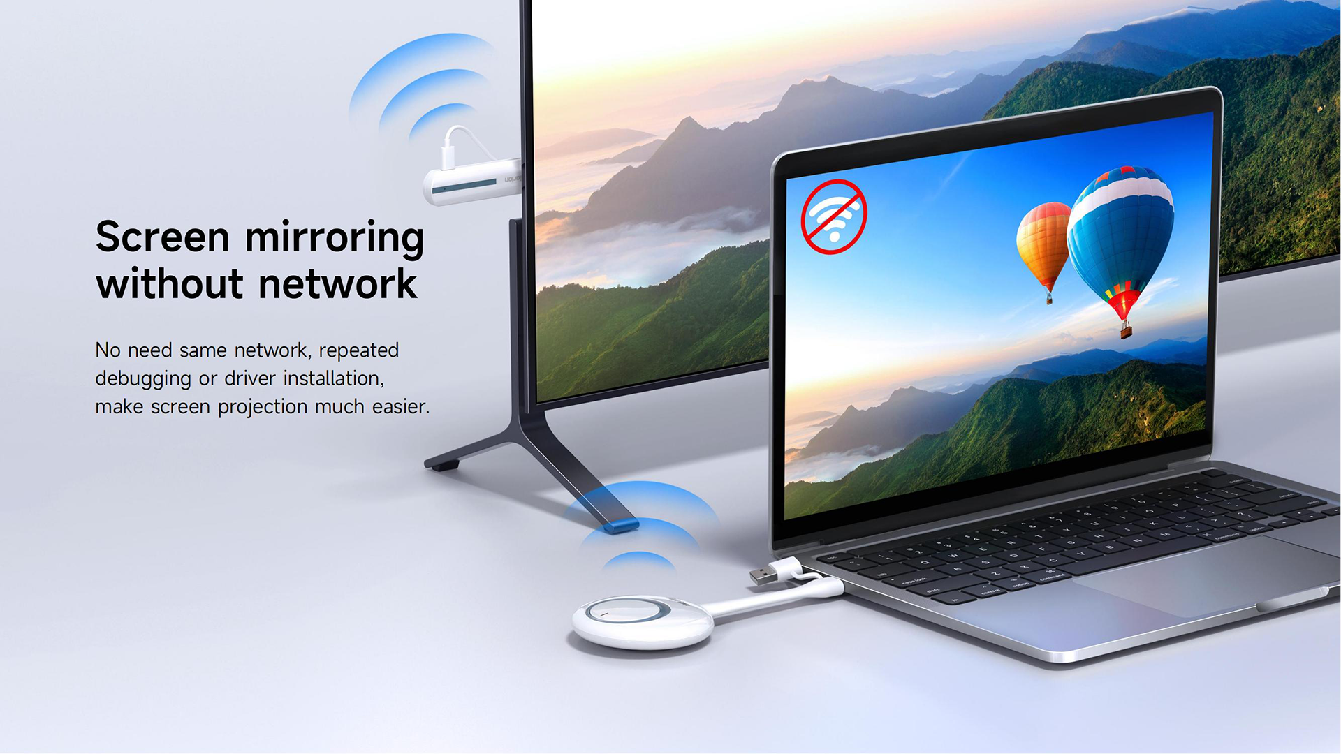 3 -mise en miroir d’écran sans fil Horion HG-2S